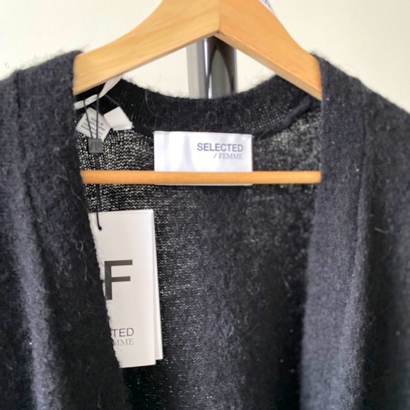NWT Selected Femme Long Knitted Cardigan - Picture 6 of 8